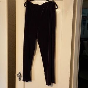 Purple Velvet Pants